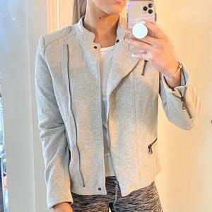 Grey Moto Jacket
